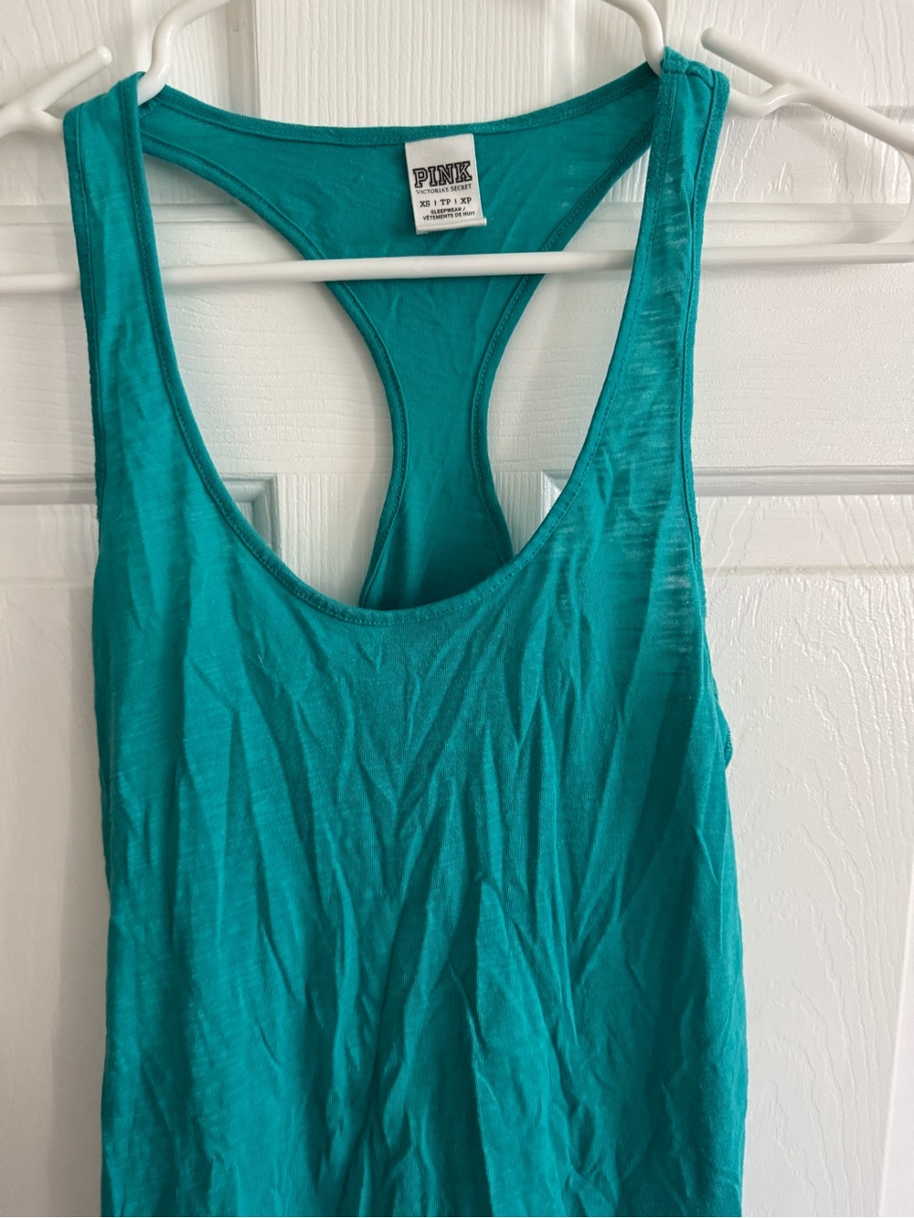 PINK Victoria's Secret Teal Sleepwear Top - Picture 4 of 6